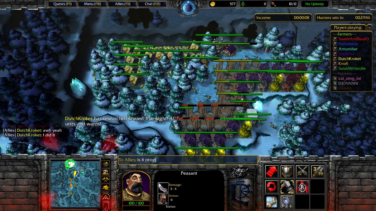 WarCraft 3   Farmer vs Hunter   Farmer #41