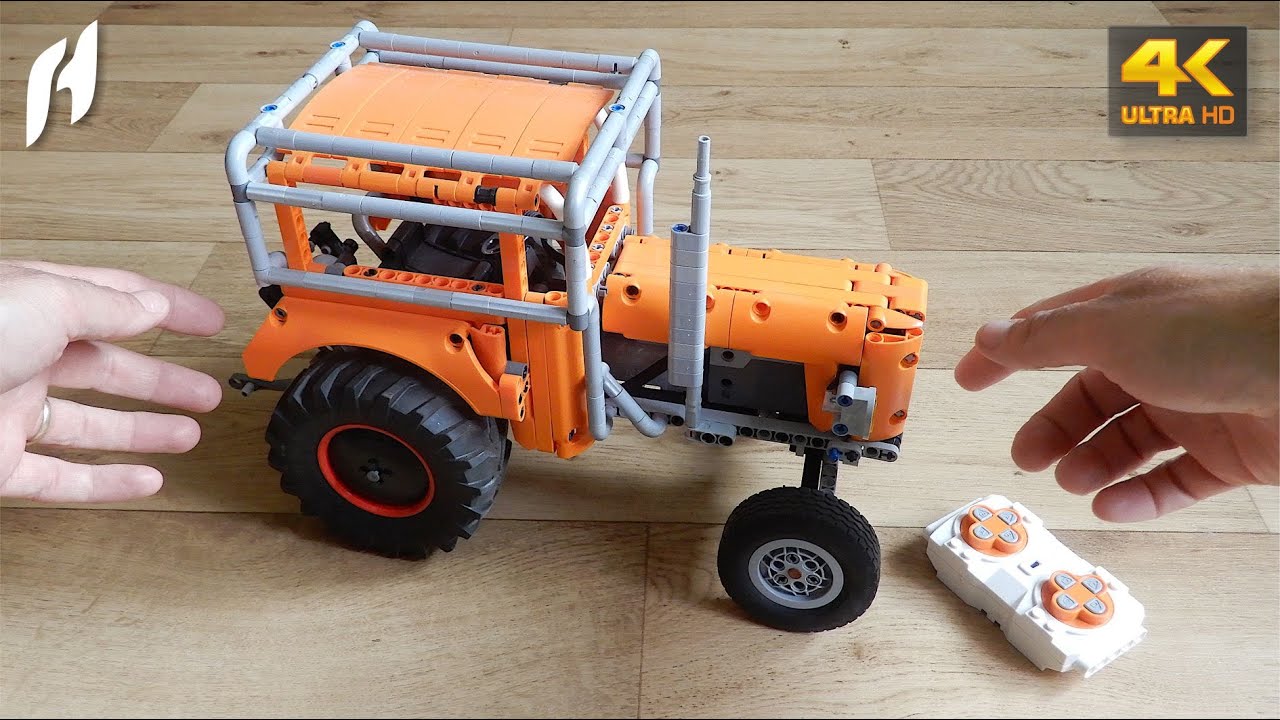 How to Build a Lego Technic Tractor (MOC - 4K)