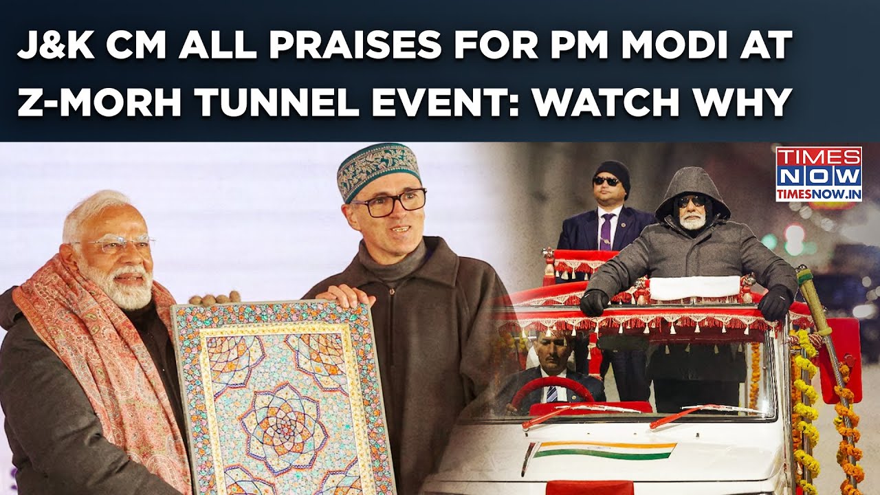 J&K CM, PM Modi Bonhomie At Z-Morh Tunnel Event Shows Way Ahead? Watch What Omar Abdullah Said