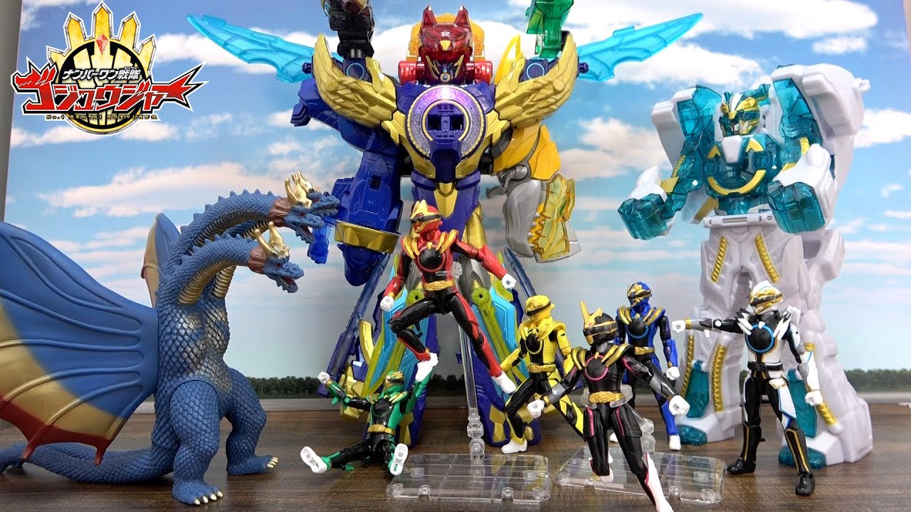 人形劇【ナンバーワン戦隊ゴジュウジャー】ついに全合体!!と思ったらゴジュウウルフがとんでもないことに!!5体合体リョウテガソードファイブカラー爆誕!!