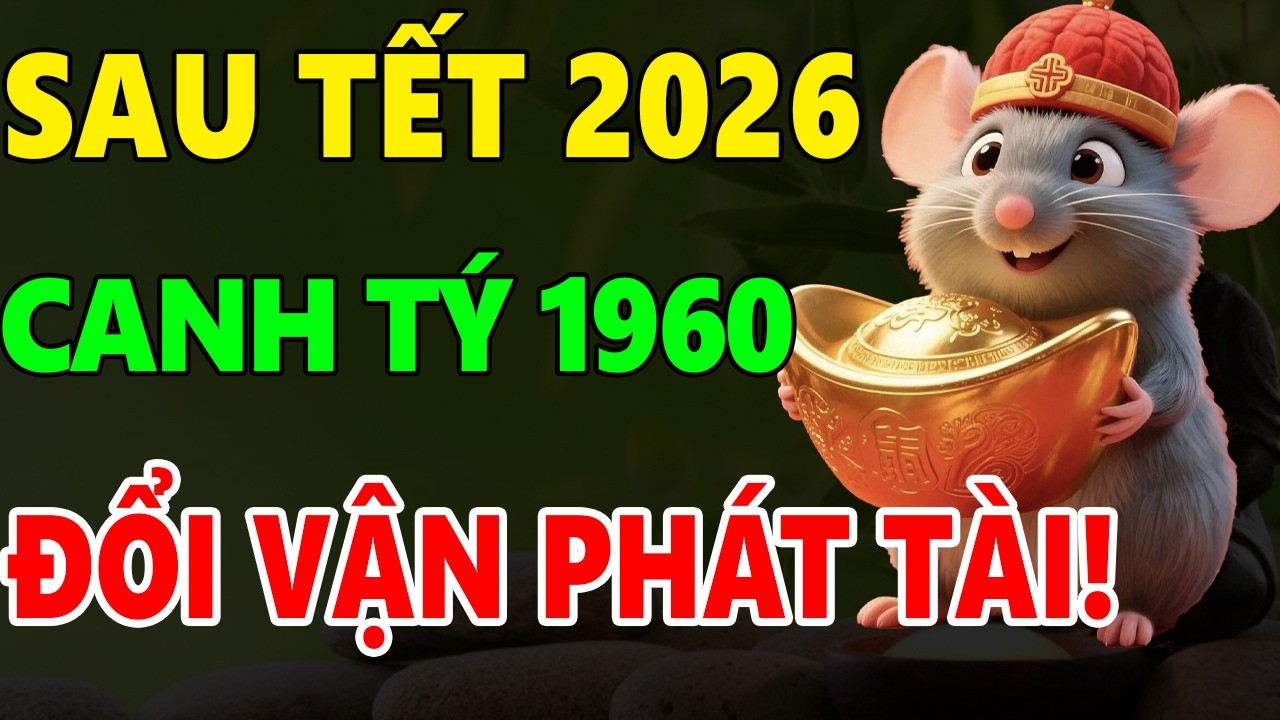 Khai Xuân CỰC VƯỢNG: Canh Tý 1960 Tháng 1 Âm CỰC ĐỎ, Đầu Tháng Trúng Đậm, Cuối Tháng Thu LỘC GẤP ĐÔI