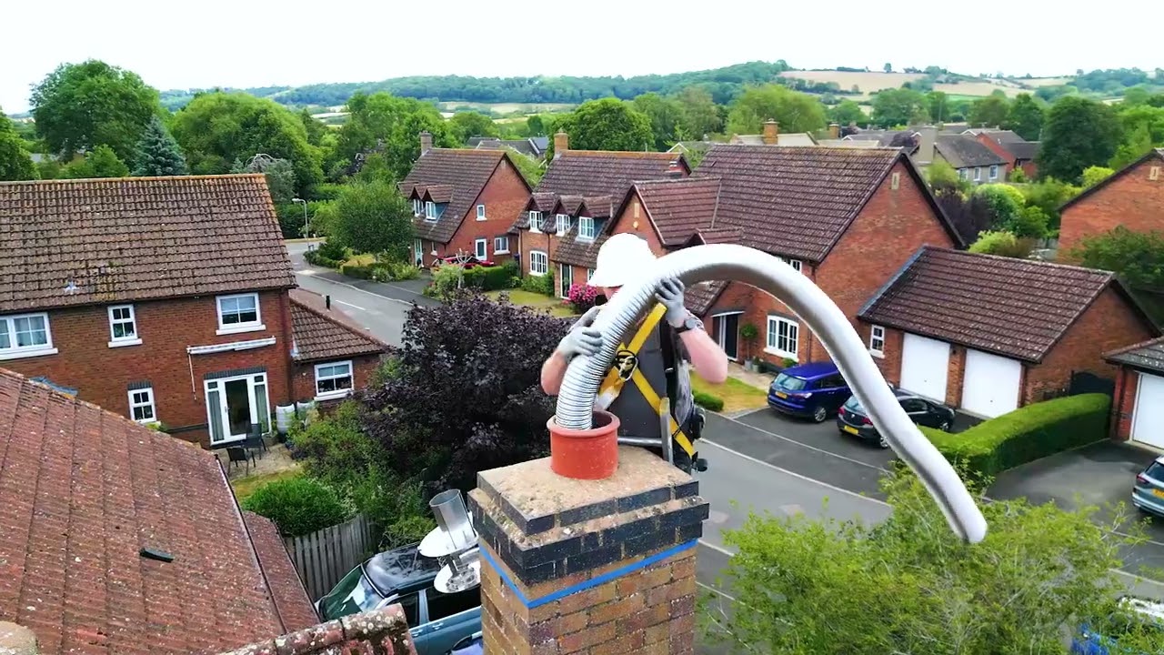 Fireplace alteration with lining and stove installation