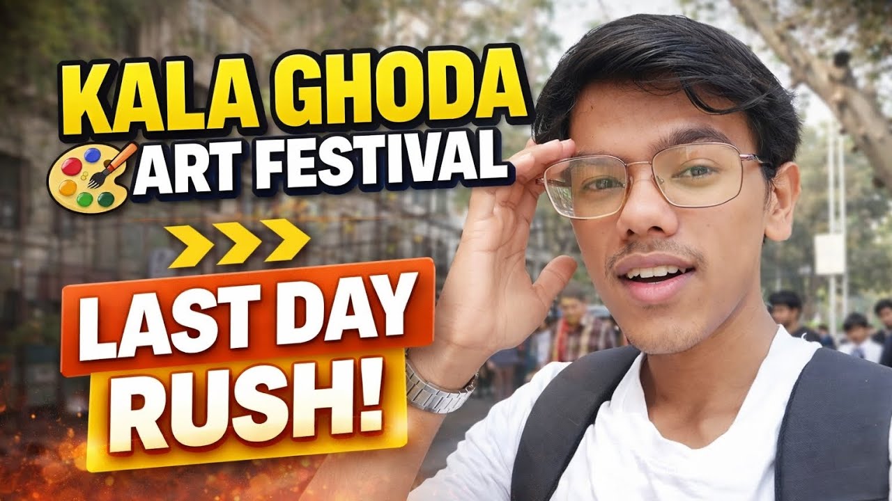 Kala Ghoda Festival Last Day Vlog 😍
