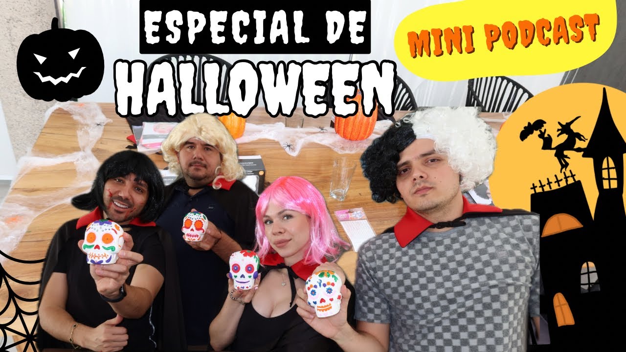 MINI PODCAST! Especial de Halloween!! Les platicamos algunas cositas y pintamos calaveras.