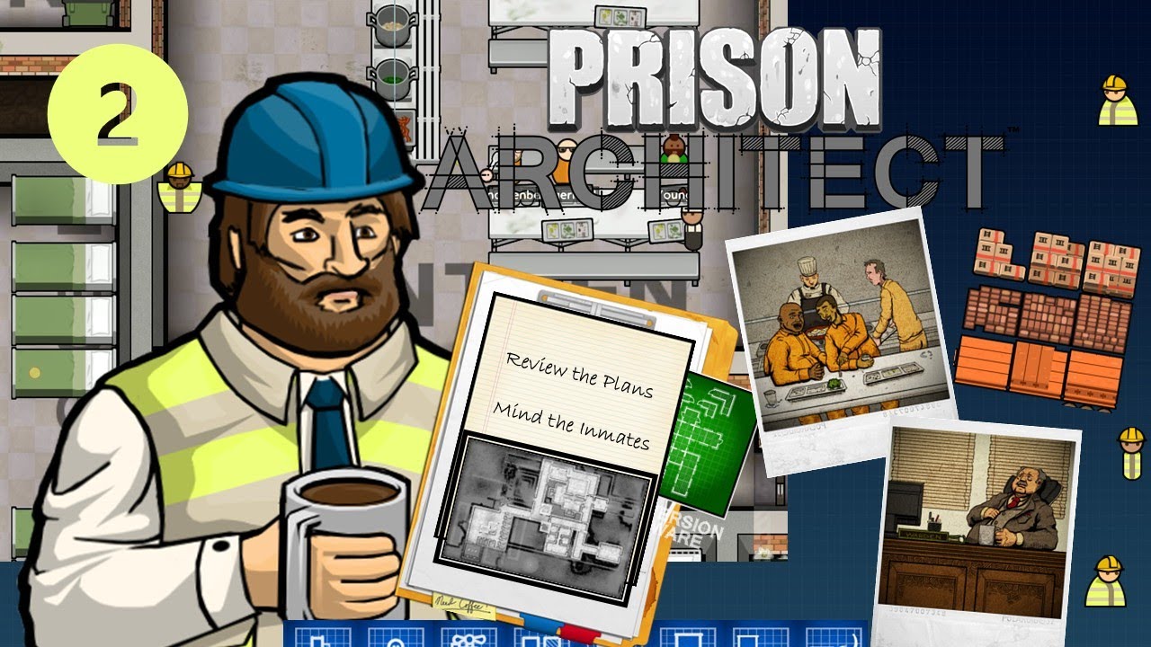 Expanding to Cell Block A | P2 | Prison Architect Gameplay