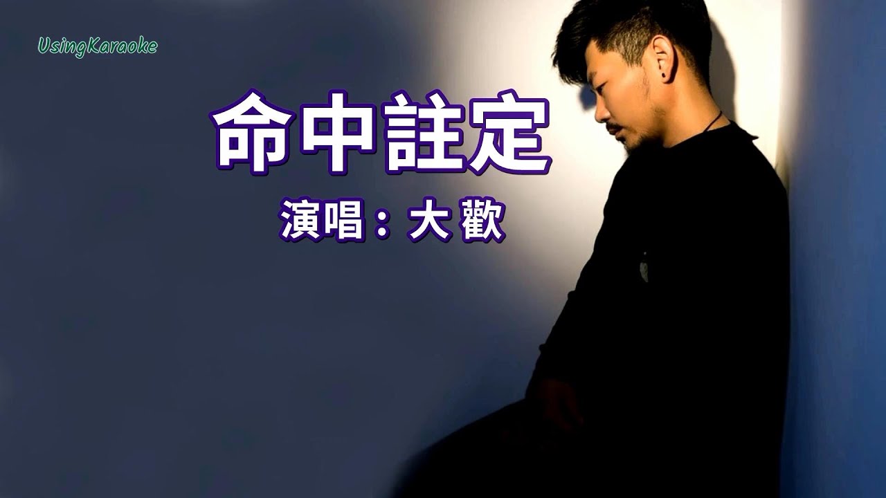 命中註定-大歡-演唱 KARAOKE