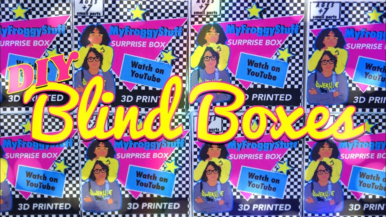 DIY - How to Make: Custom Blind Boxes with 3D Printed Accessories | Toy Box 3D printer
