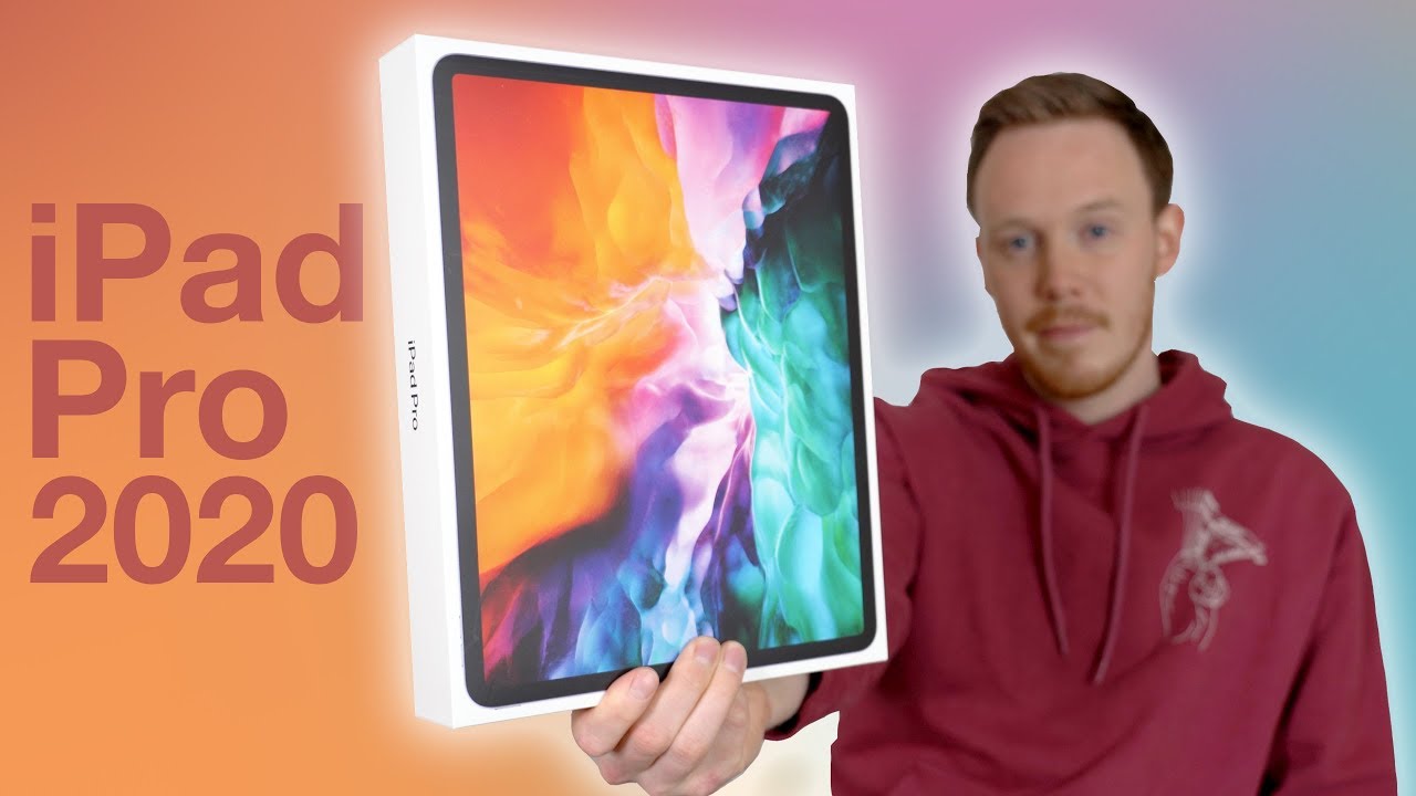 Распаковка нового Apple iPad Pro 12,9 дюйма 2020 года 4-го поколения