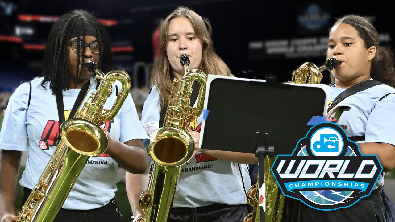 Middle school band students take over Indy at 2024 DCI World Championships