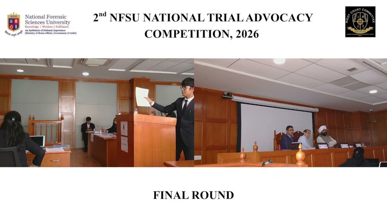 FINALS - 2ND NFSU NATIONAL TRIAL ADVOCACY COMPETITION | Nyaya Abhudyaya 2026 | SLFJPS | NFSU