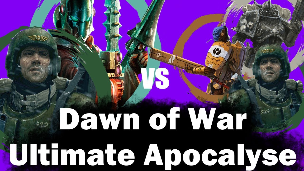 Dawn of War: Окончательный Апокалипсис: 3 на 3 Имперская Гвардия, Эльдар против Хаоса, Тау, Импер...