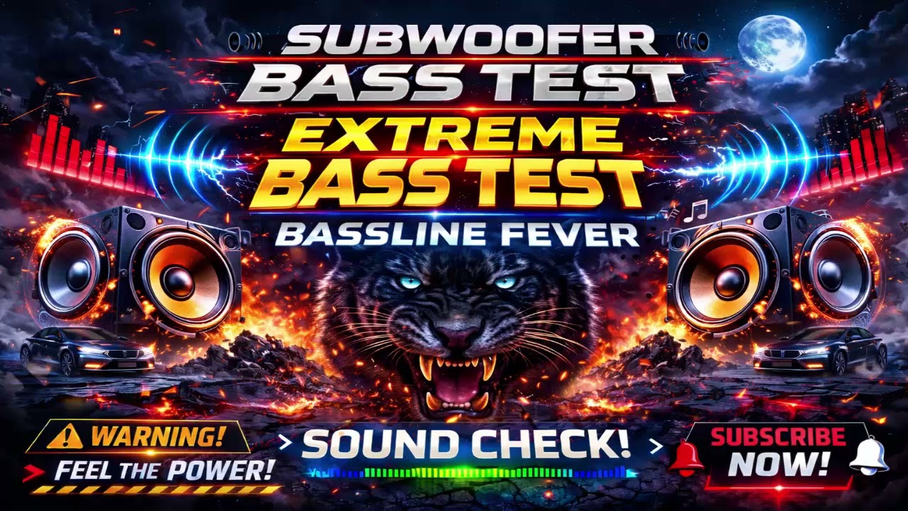 🔊 SUBWOOFER BASS TEST | EXTREME BASS TEST – BASSLINE FEVER SOUND CHECK 💥