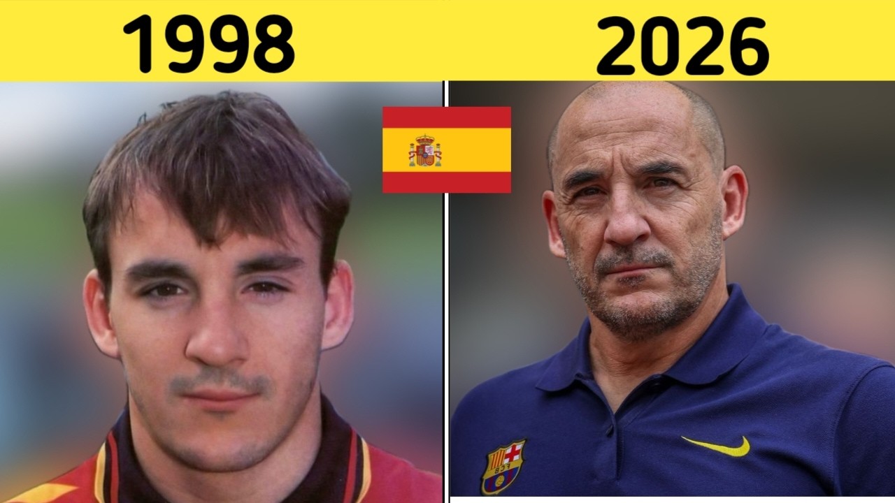 Spain 1998 World Cup Team Then and Now ⚽ Legendary Players