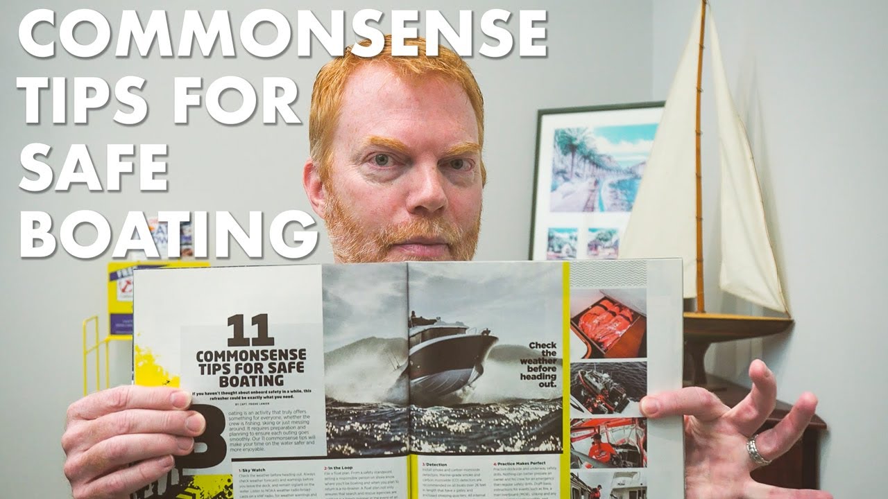 Commonsense Tips for Safe Boating
