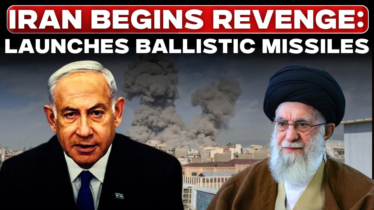 LIVE: Iran Attacks Israel, Launches New Wave Of Ballistic Missiles | Sirens Heard Across Israel