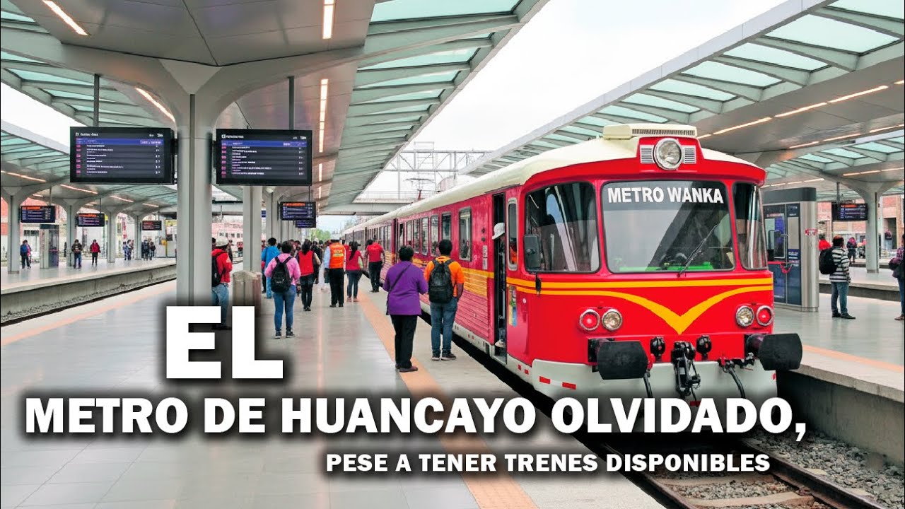 Metro de Huancayo: un proyecto en el olvido, pese a disponer de trenes