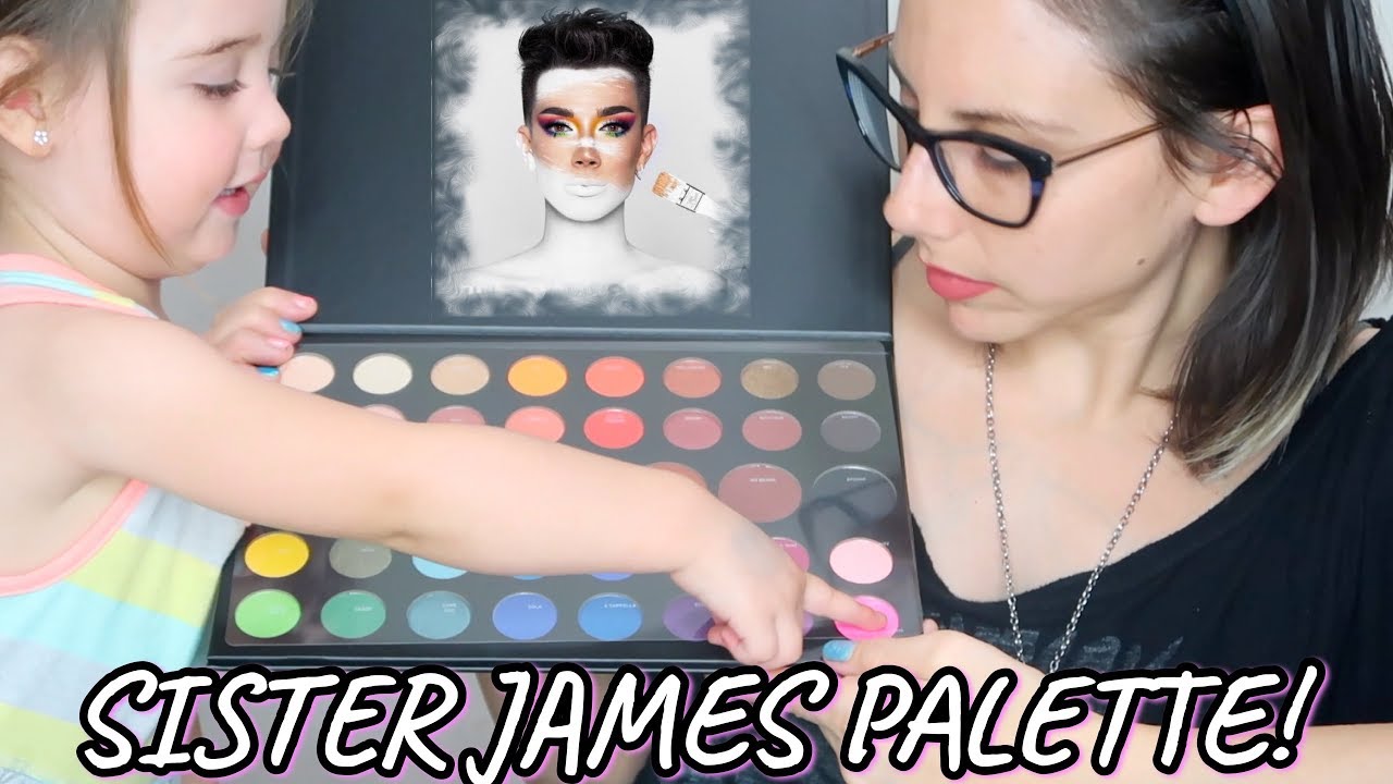 JAMES CHARLES PALETTE SWATCHES **FIRST PALETTE EVER**