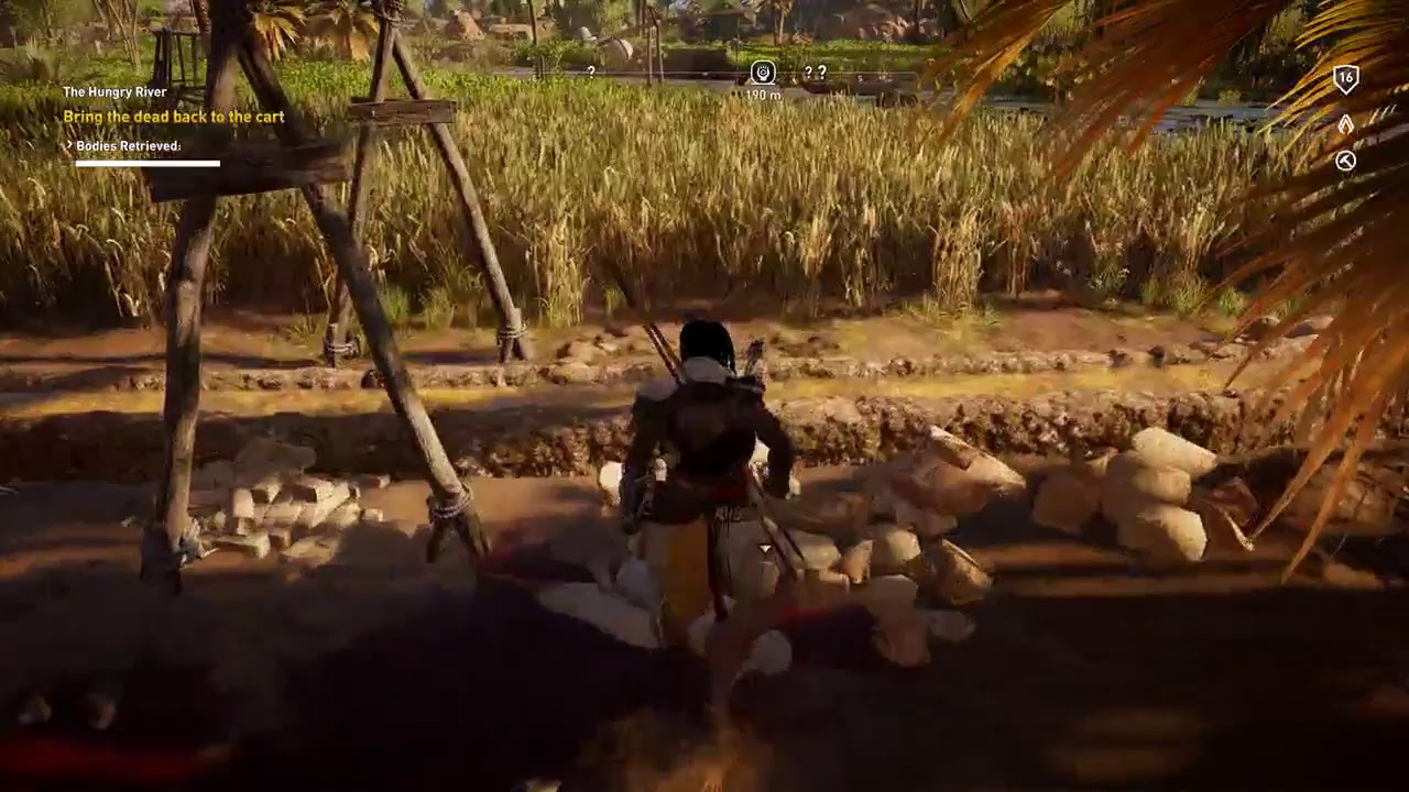 Assassin's Creed Origins - Lower level grinding weapons and quests