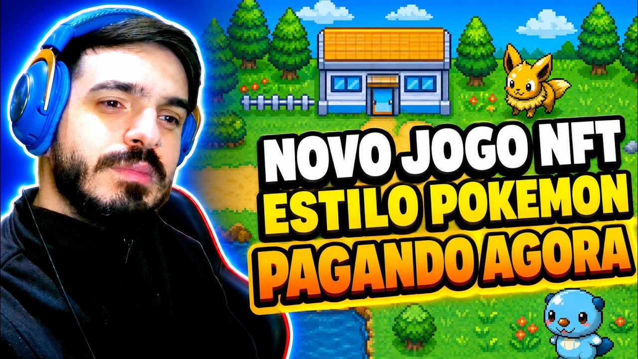 NOVO JOGO NFT ESTILO POKEMON GAMEBOY PAGANDO AGORA! TELOMON