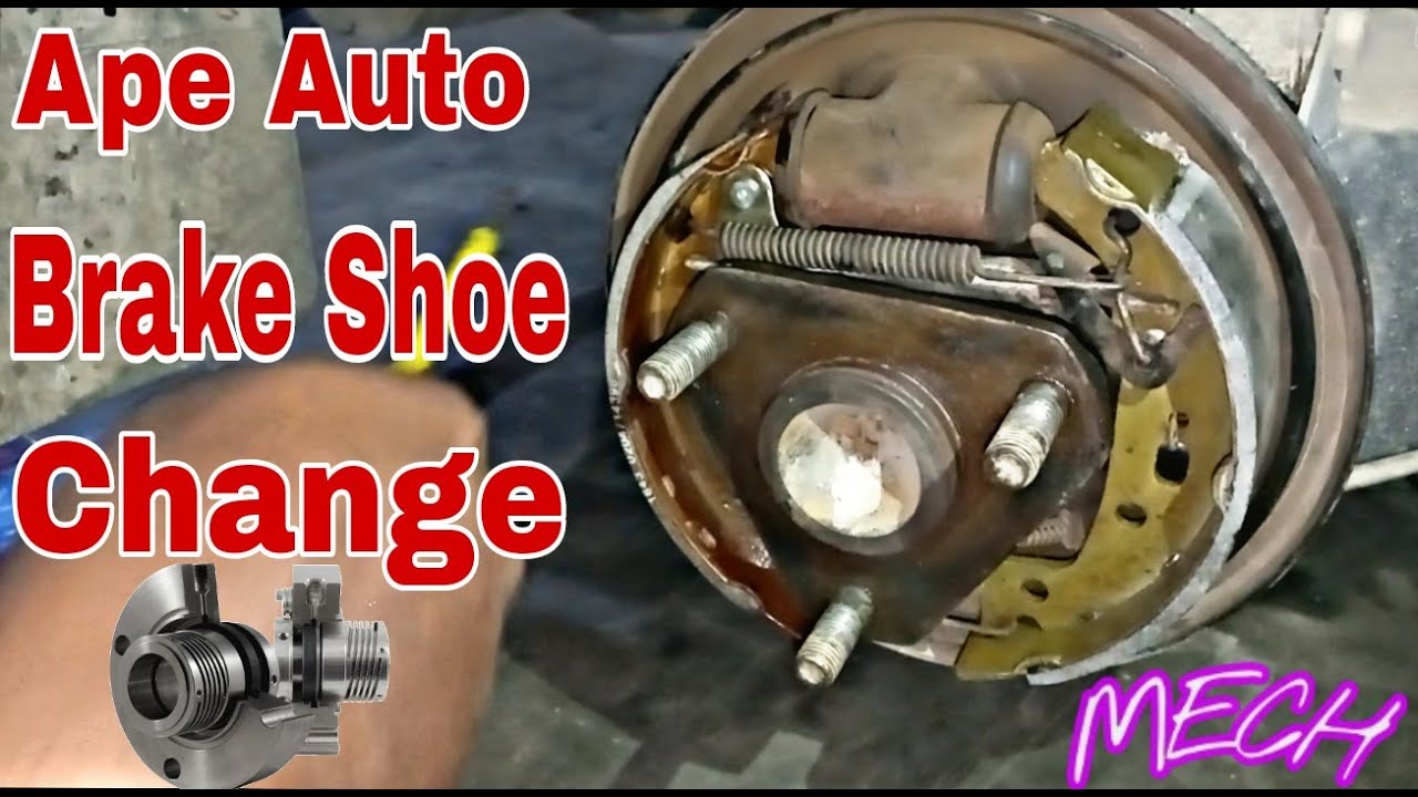 Ape Diesel Auto Brake Shoe Change