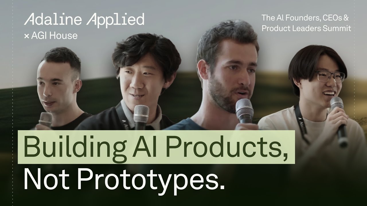 Building AI products, not prototypes — Aiden Bai, Josh Payne, Linus Lee, and Matthew Rastovac.