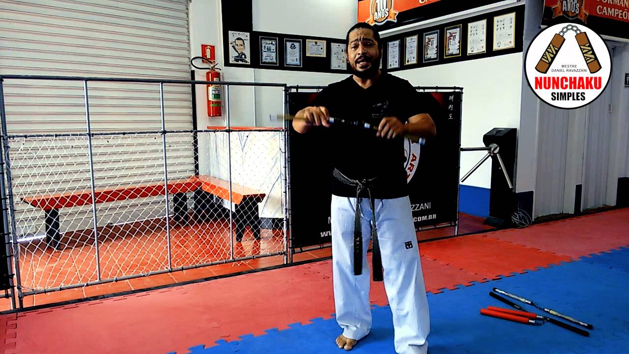 Nunchaku Simples   Aula 1 (Mestre Daniel Ravazzani)