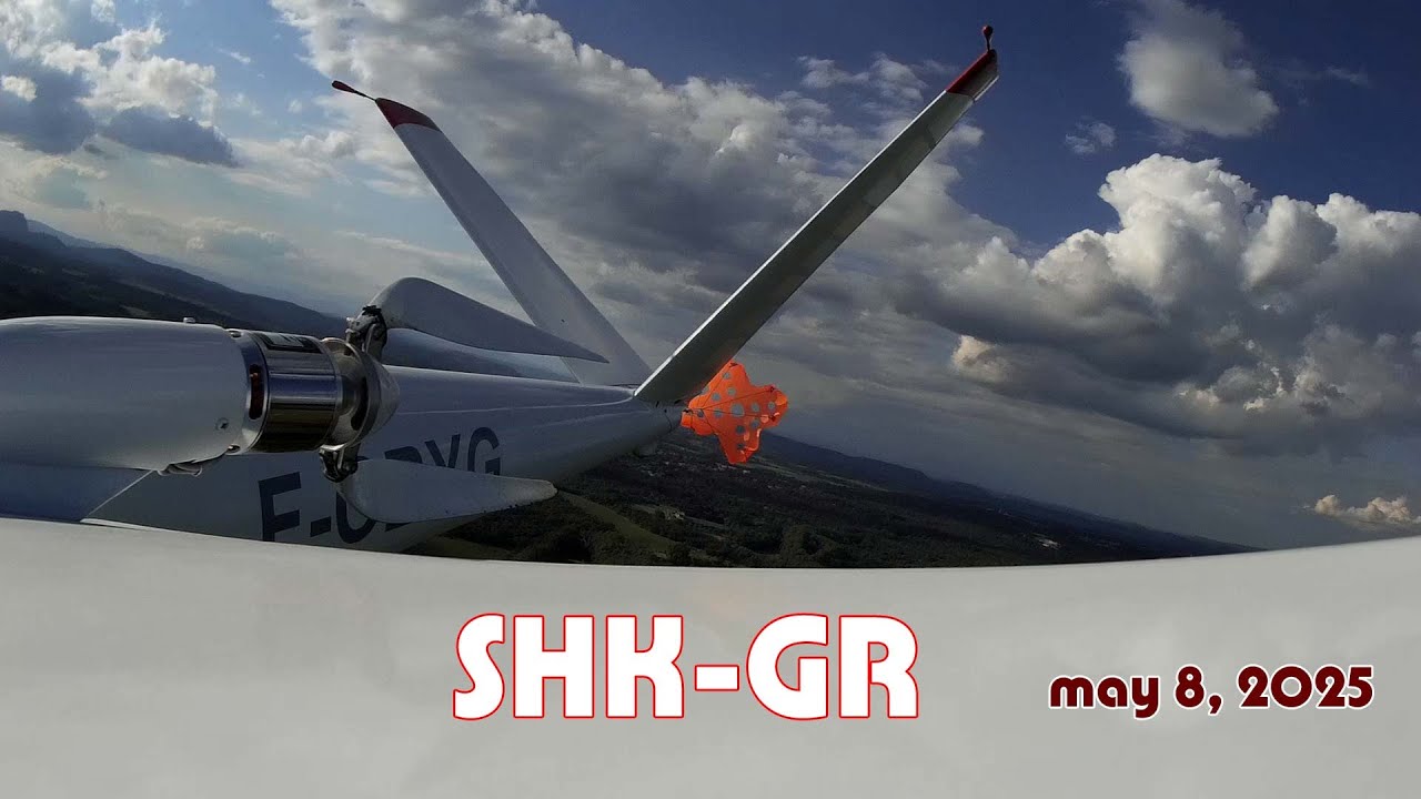 Planeur SHK-GR à Castries - Mai 2025