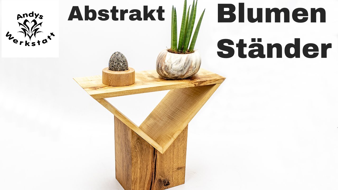 Abstrakter Blumenständer selber bauen 🌹🌷🌼