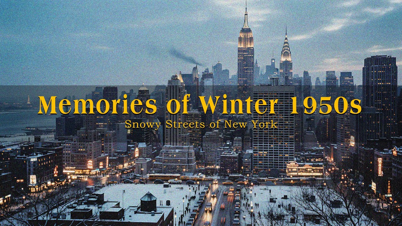 Memories of Winter 1950s | Jazz & Big Band Classics – Snowy New York Nights