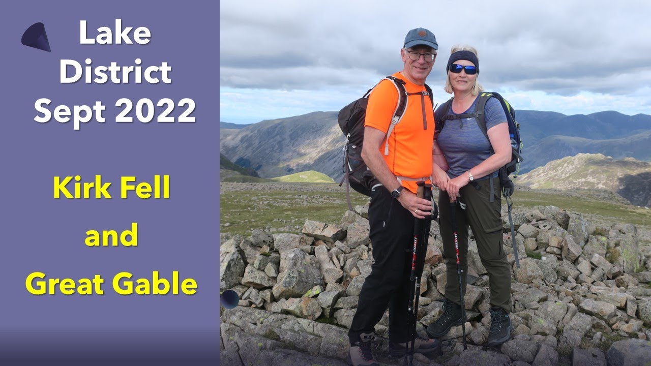 Kirk Fell and Great Gable, Lake District UK, Sept 2022