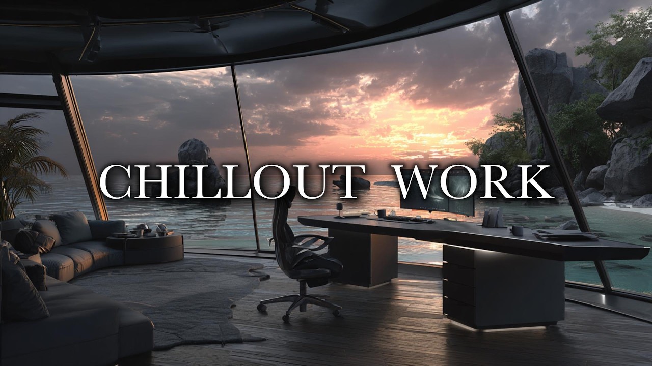 Музыка для работы в стиле Chillout | Закатный океанический эмбиент для фокуса и продуктивности