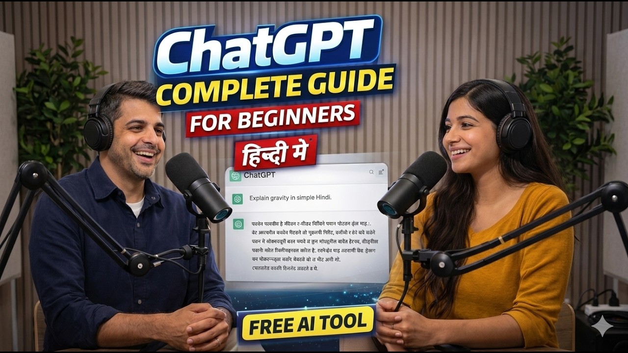 ChatGPT Tutorial for Beginners in Hindi | Step-by-Step Guide (2026)