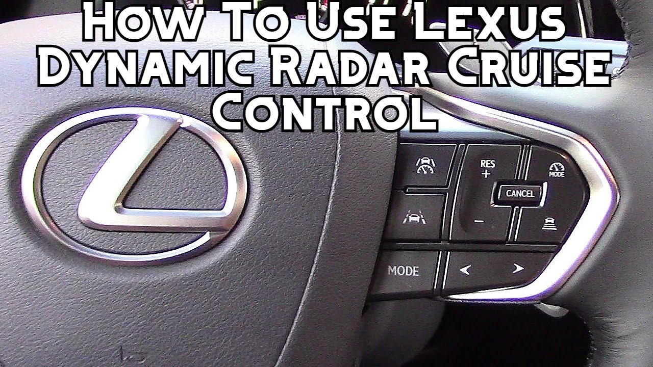 Как использовать круиз-контроль и систему удержания полосы движения Lexus Dynamic Radar с системо...