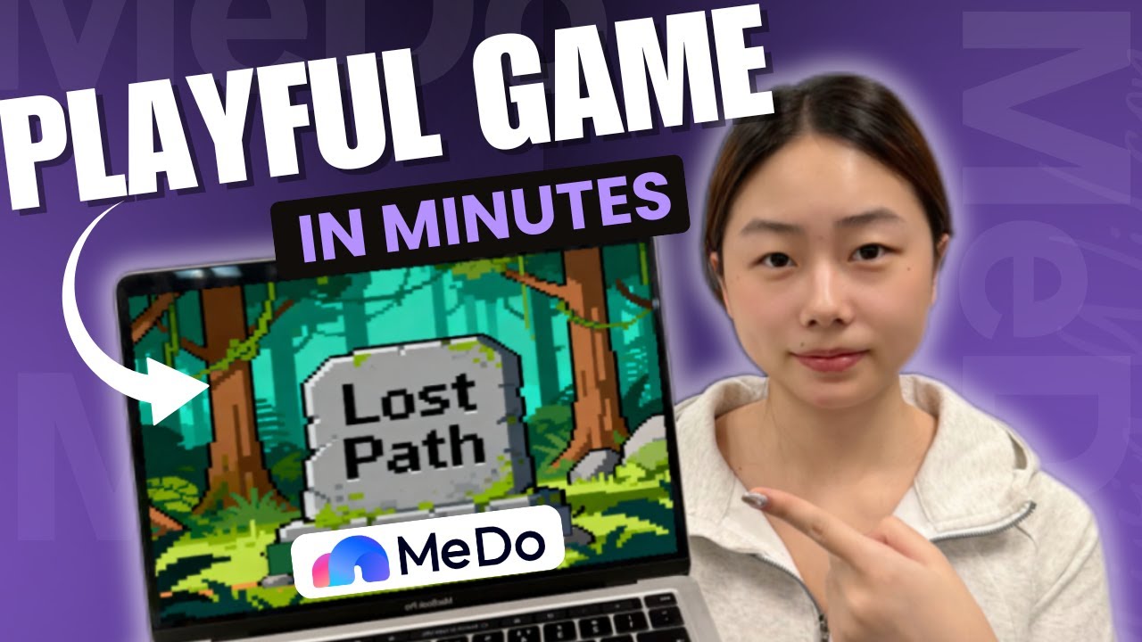 How to Make a Game from Scratch Using AI（MeDo tutorial）