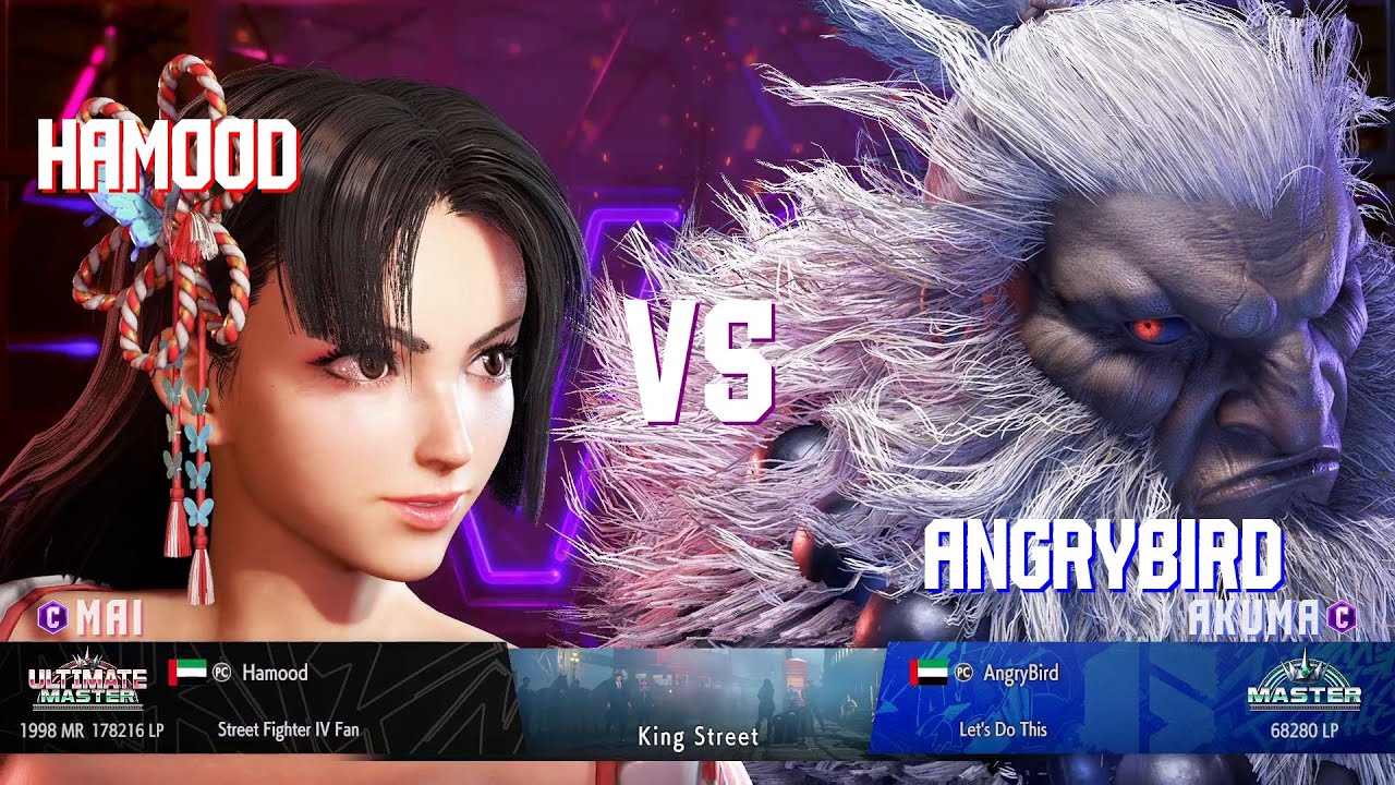 SF6 Hamood (Mai Classic) Vs AngryBird (Akuma Classic)