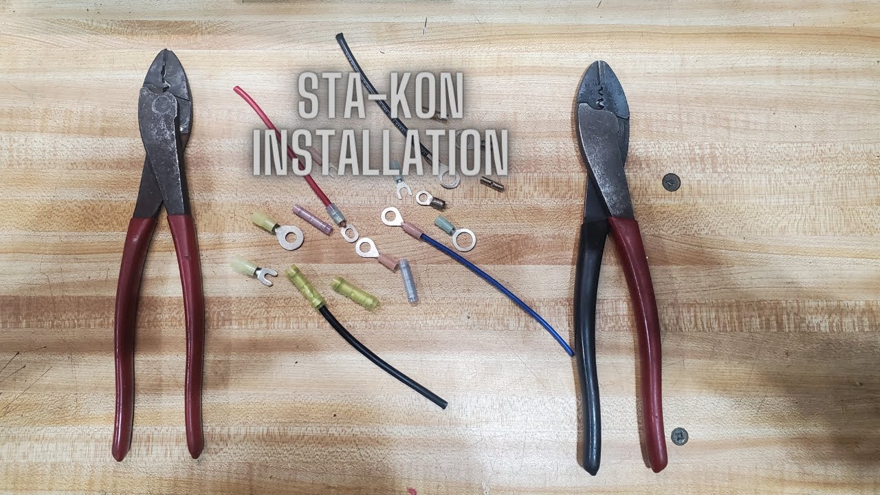 Правильная установка клемм STA KON.