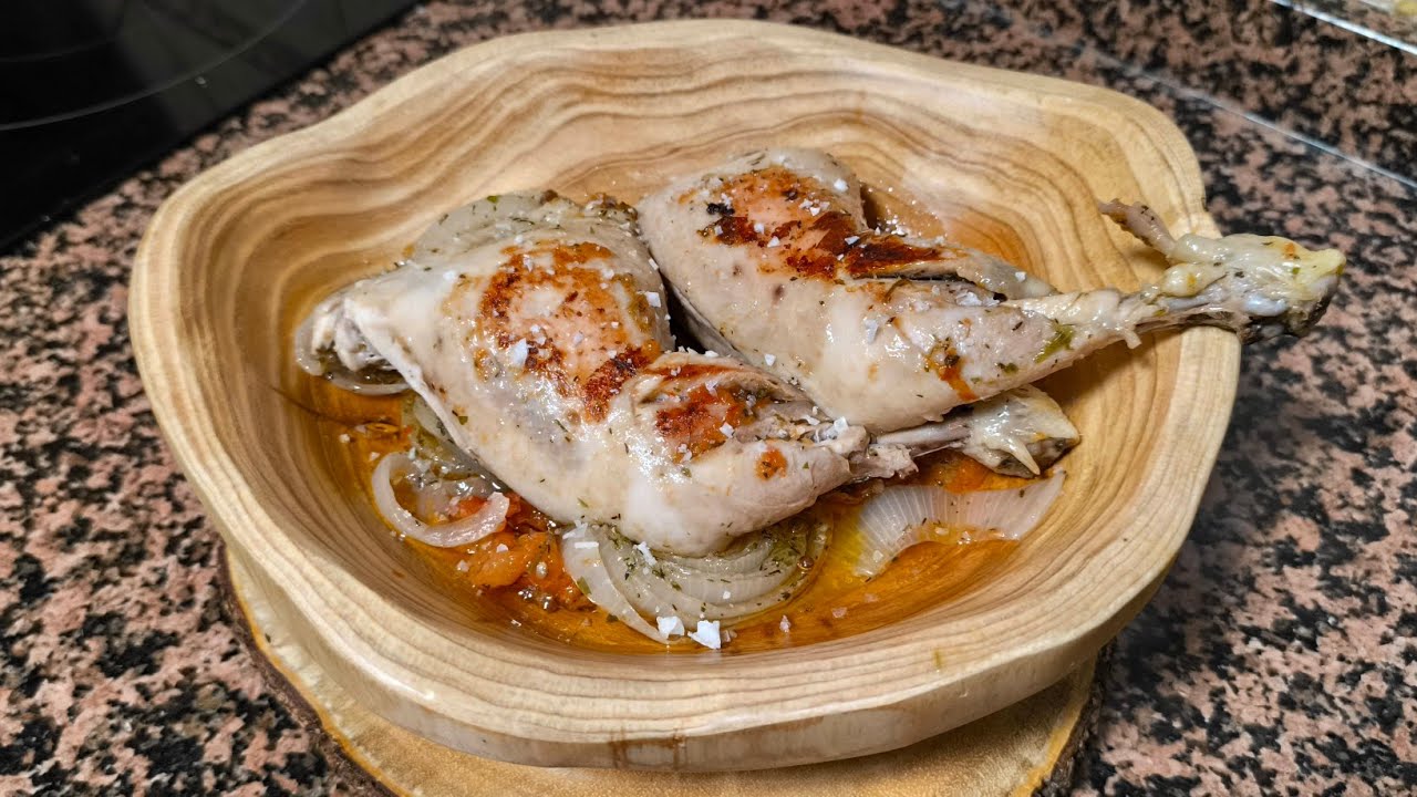 POLLO ASADO EN SARTEN 🤘🏻 SENCILLO, SALUDABLE Y DELICIOSO 🤤