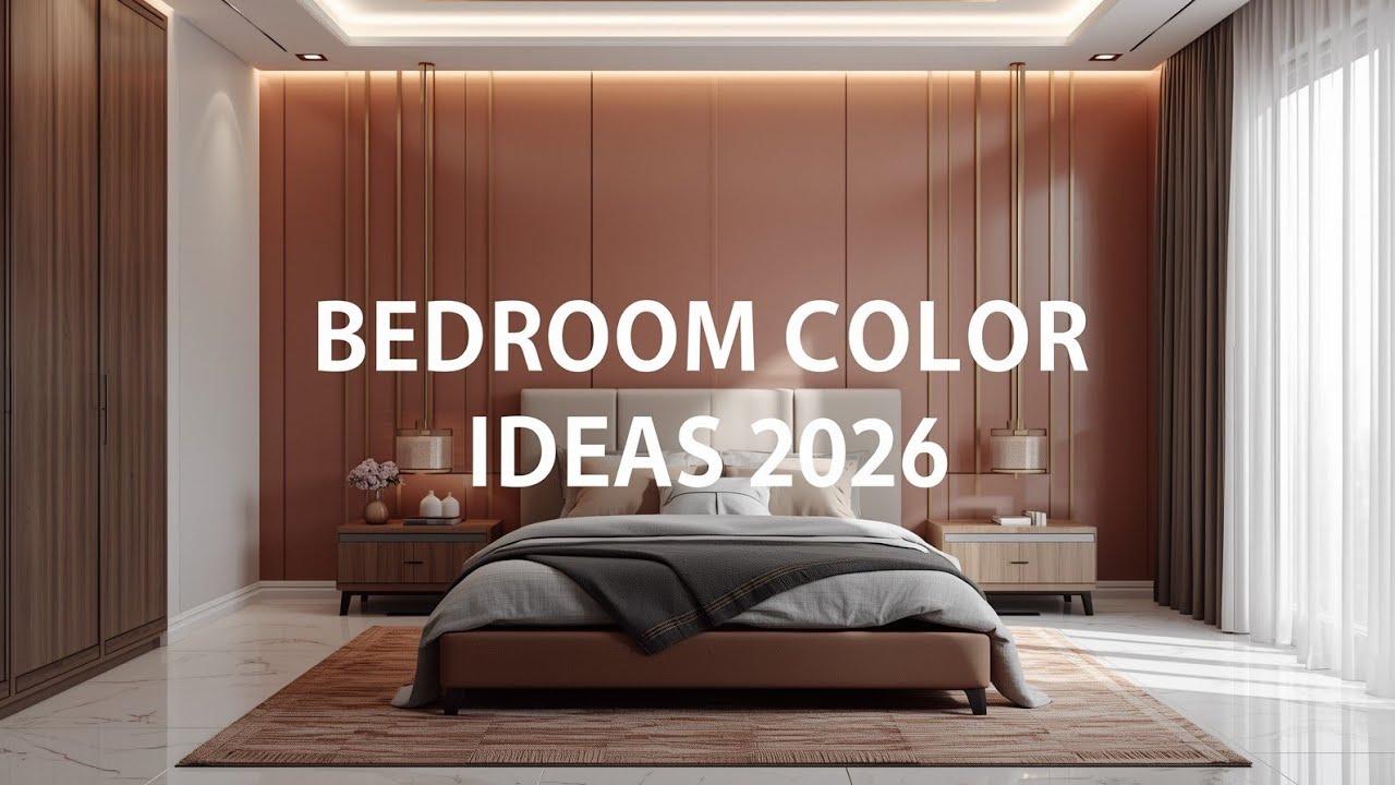 Bedroom Background Color Paint Designs 2026 | Modern, Luxury & Trendy Wall Colors