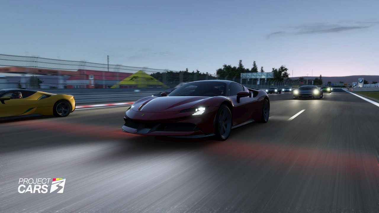 Project CARS 3 - XBox Series X Gameplay at Nürburgring with Ferrari SF90 Amazing Turbo Sound