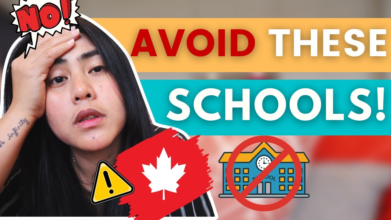 ATTN! AVOID these SCHOOLS if you want to work and settle in Canada - for International students!