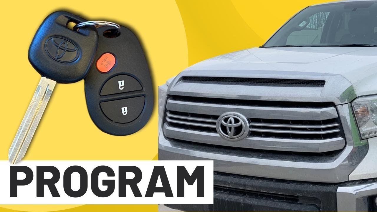 Program Toyota Tundra Key & Remote (2010-2020+)  Easy How To