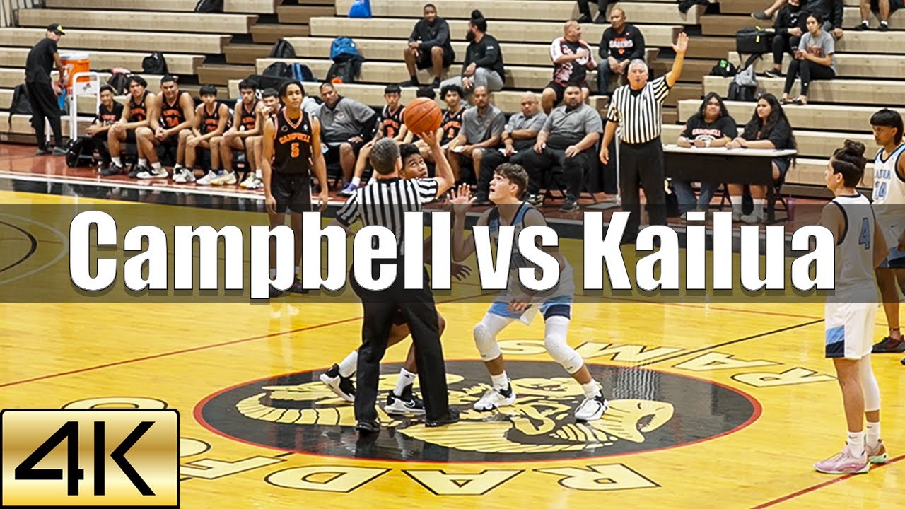 Campbell vs Kailua | OIA D1 Semifinals | High School Boys Basketball | Game Recap | 4K60FPS