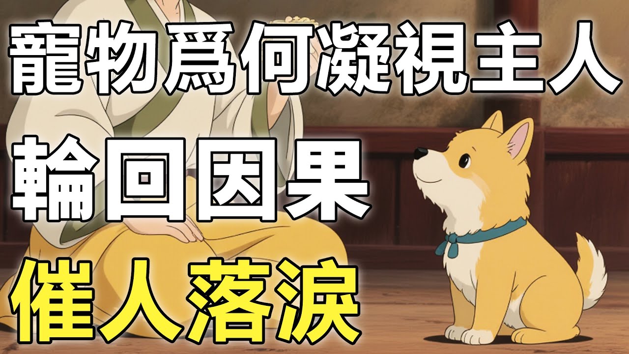 為何貓狗總愛盯著你看？高僧的一句話，令養寵人淚目【寵物|貓咪|萌寵】