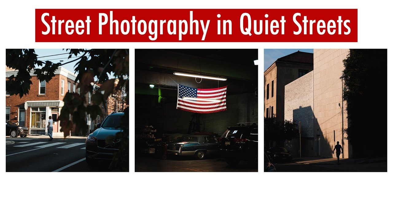 How to Make Street Photography in a Quiet Area of Town | Photo Vlog 13