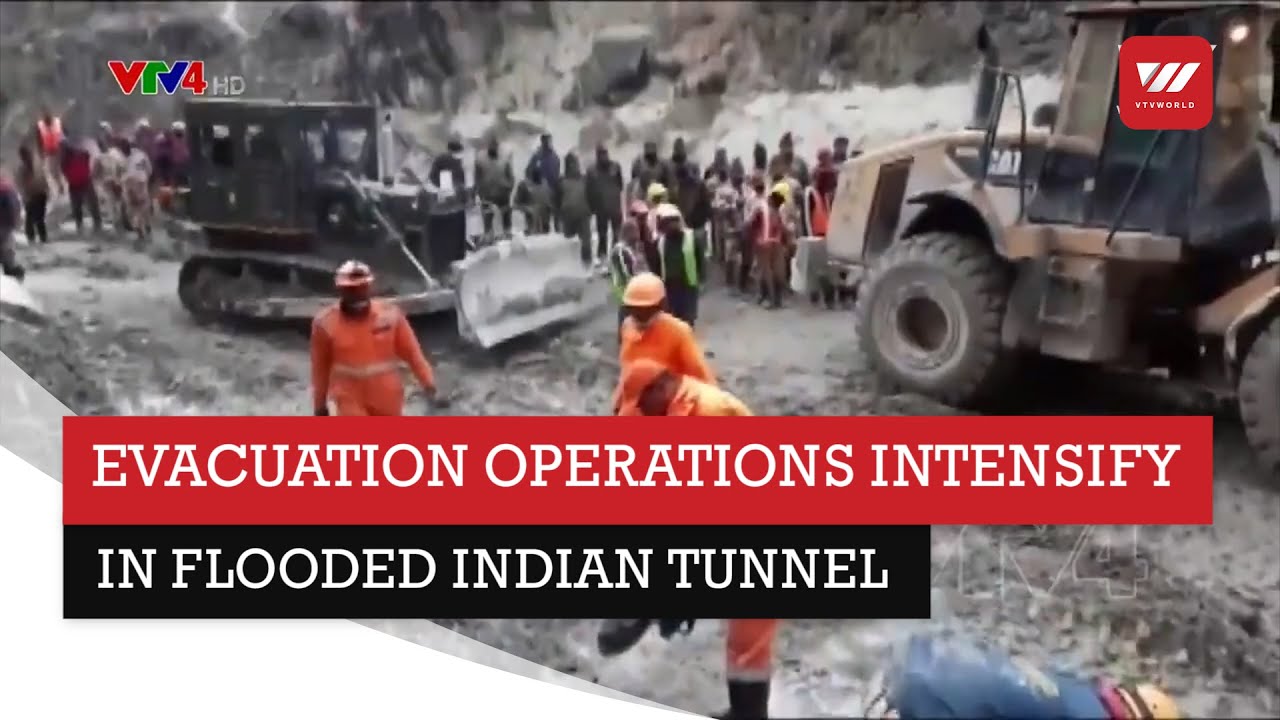 Evacuation operations intensify in flooded Indian tunnel | VTV World