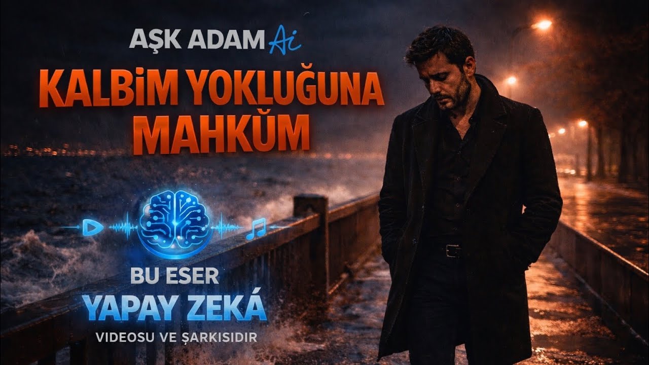 AŞK ADAM Aİ - KALBİM YOKLUĞUNA MAHKUM (Official Aİ Music Video)