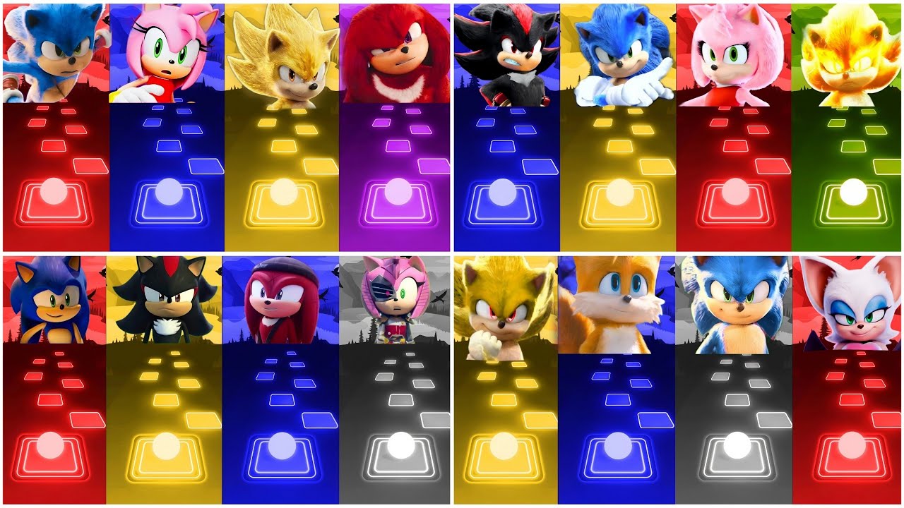 🔴 Sonic SUPER 😱 OTHER HEDGEHOG 3 Tiles Hop 🎯 Cedm rush 🟢 #92