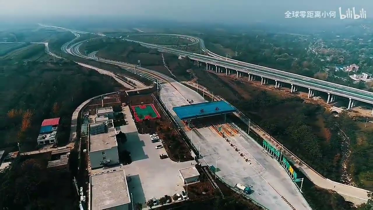 Real shot of Weinan City, Shaanxi实拍陕西渭南市