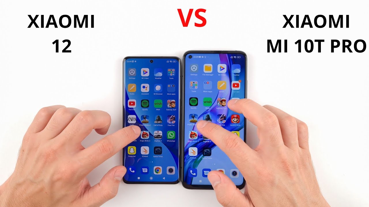 Xiaomi 12 vs Xiaomi Mi 10T Pro | SPEED TEST