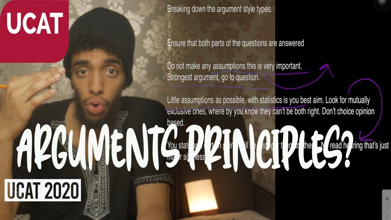 ARGUMENT PRINCIPLES DECISION MAKING FOR UCAT | MEDSHARK